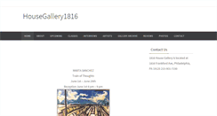 Desktop Screenshot of housegallery1816.com